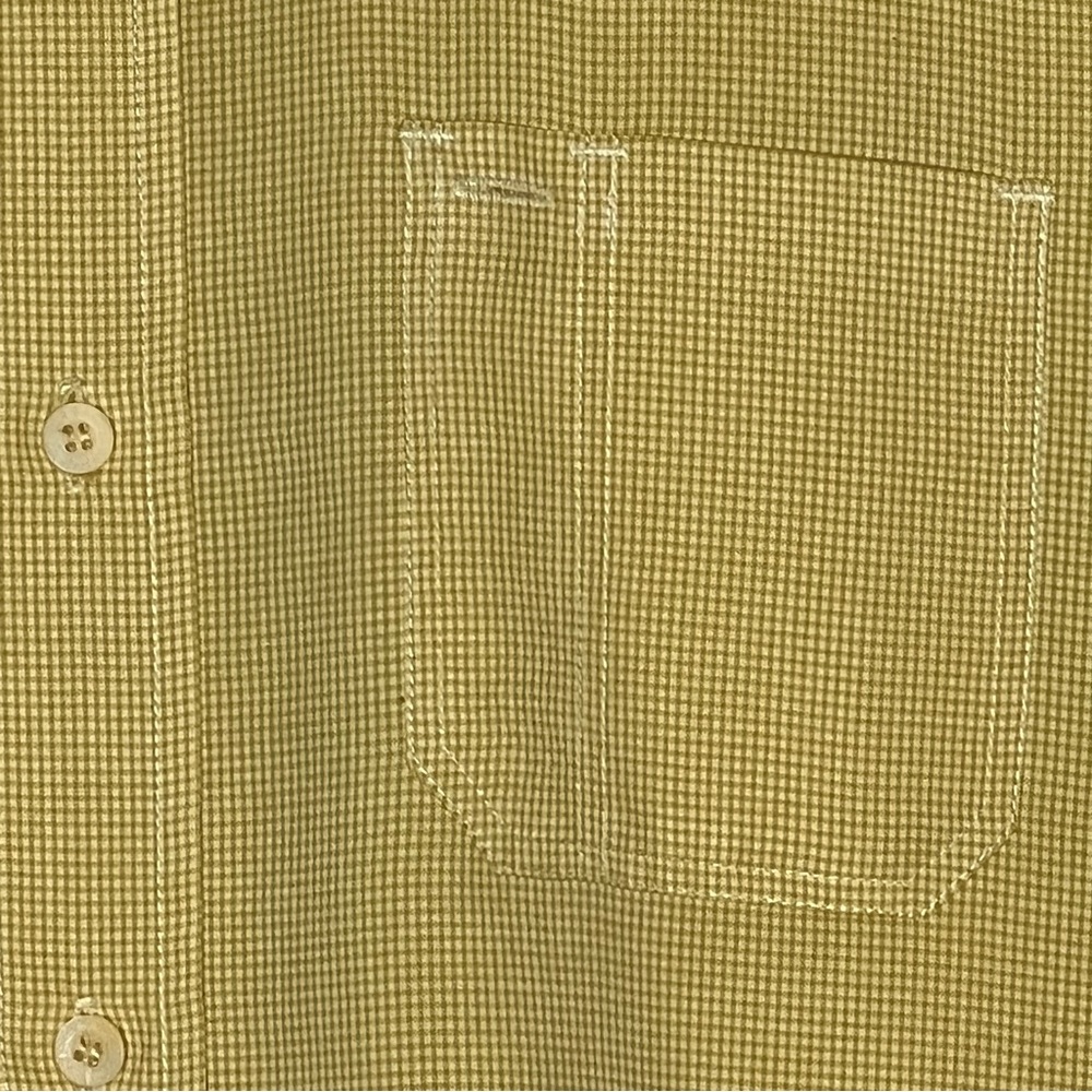 Ted Baker of London Men’s Gold Checked Dress Shirt Size 5 = US Size XL - Picture 2 of 9